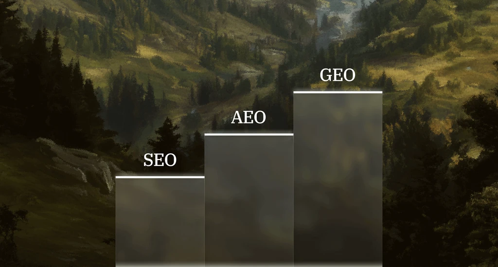 SEO, AEO, and GEO: From Blue Links to Answer Engines