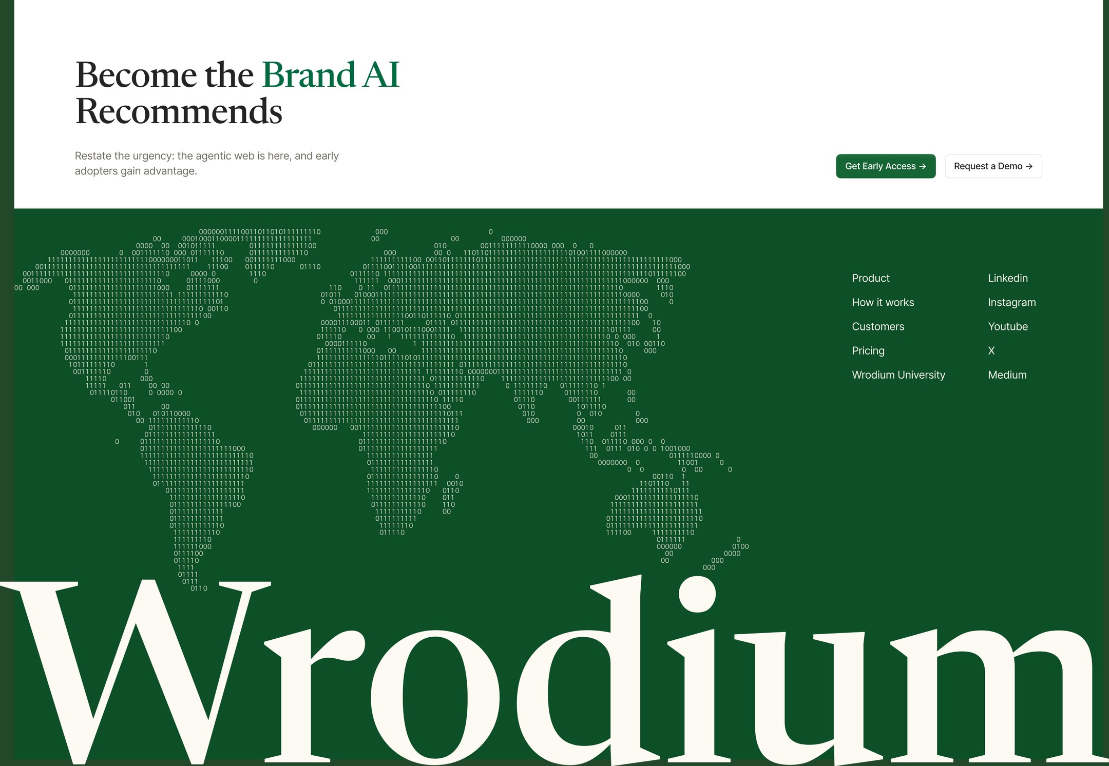 Become the Brand AI Recommends. Restate the urgency: the agentic web is here, and early adopters gain advantage.